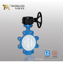 Full PTFE Liner Lug Type Butterfly Valve